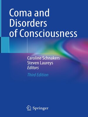 cover image of Coma and Disorders of Consciousness